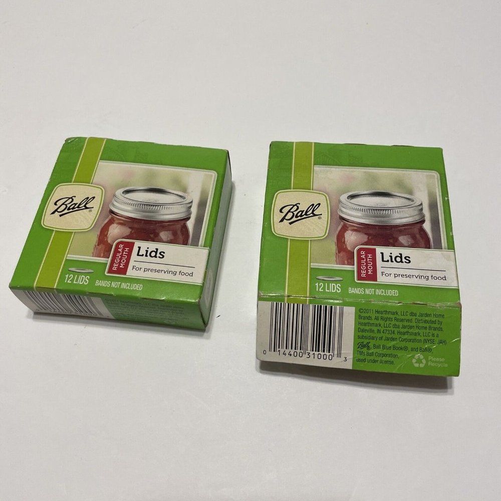 22- Ball Regular Mouth Mason Canning Lids Preserving Tops USA MADE